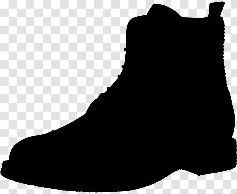Shoe Boot Clip Art Walking Silhouette - Black M Transparent PNG