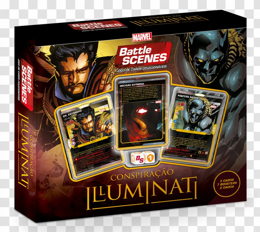 Card Game Illuminati Playing Marvel Universe - Box Battle Transparent PNG