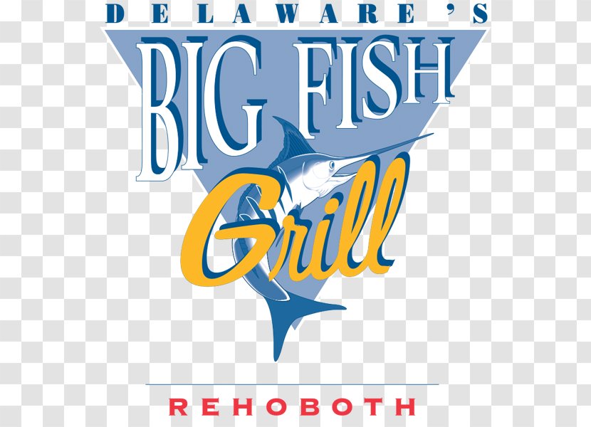 Rehoboth Beach Logo Big Fish Grill Barbecue Seafood Restaurant Transparent PNG