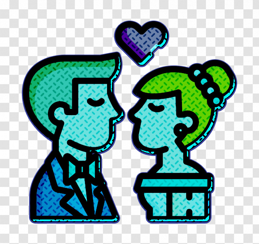 Wedding Icon Broom Icon Wedding Kiss Icon Transparent PNG