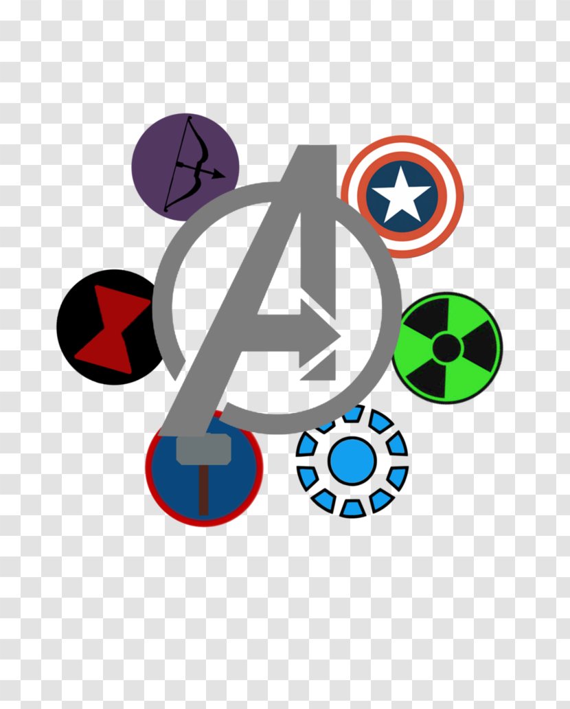 Avengers Logo - Size Approx 20 cm x 20cm | stickers