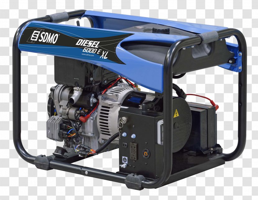Electric Generator Diesel Engine-generator Electricity Motor - Automotive Exterior - Engine Transparent PNG
