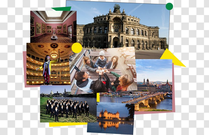 SemperOper: Ein Spaziergang Durch Haus Und Geschichte Advertising Collage Text Tourism - Dresden Porcelain Transparent PNG