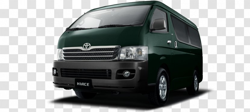 Compact Van Transport Minivan Car Rental - Toyota HiAce Transparent PNG
