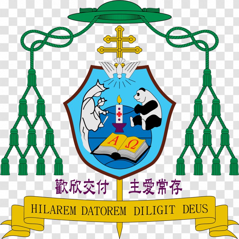 Coat Of Arms Ecclesiastical Heraldry Bishop Cardinal Blazon - Diocese - Hon Transparent PNG