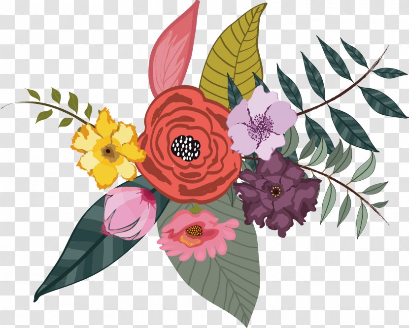 Flower Illustration - Stock Photography - Packaging Vector Rose Transparent PNG