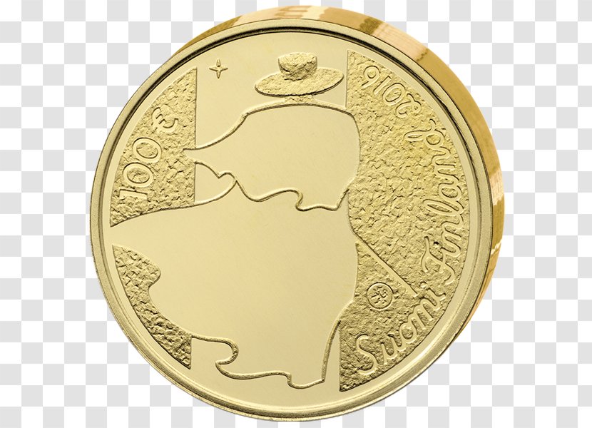 Commemorative Coin Finland Gold - Metal Transparent PNG
