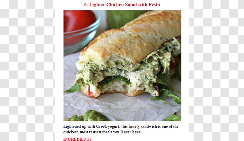 Pesto Wrap Caprese Salad Stuffing Panini - Fast Food - Boneless Chicken Transparent PNG