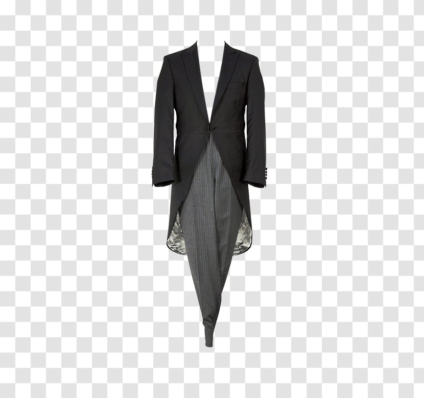 Outerwear Suit Pants Tailcoat - Striped Transparent PNG