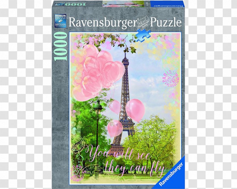 Eiffel Tower Jigsaw Puzzles Ravensburger 3D-Puzzle - Toy Balloon Transparent PNG