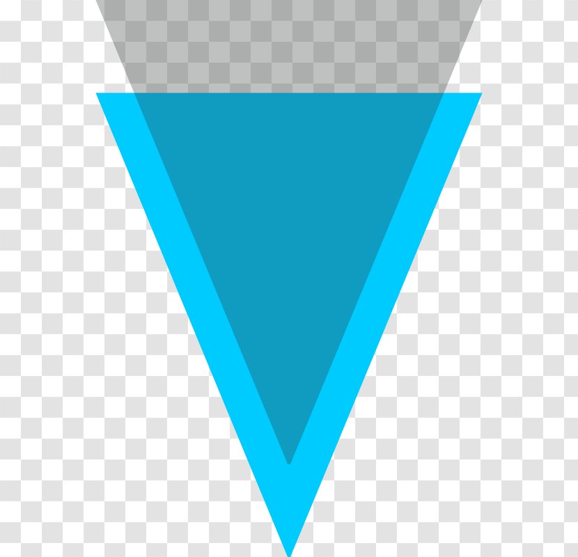 The Verge Cryptocurrency Logo Bitcoin - Blue Transparent PNG