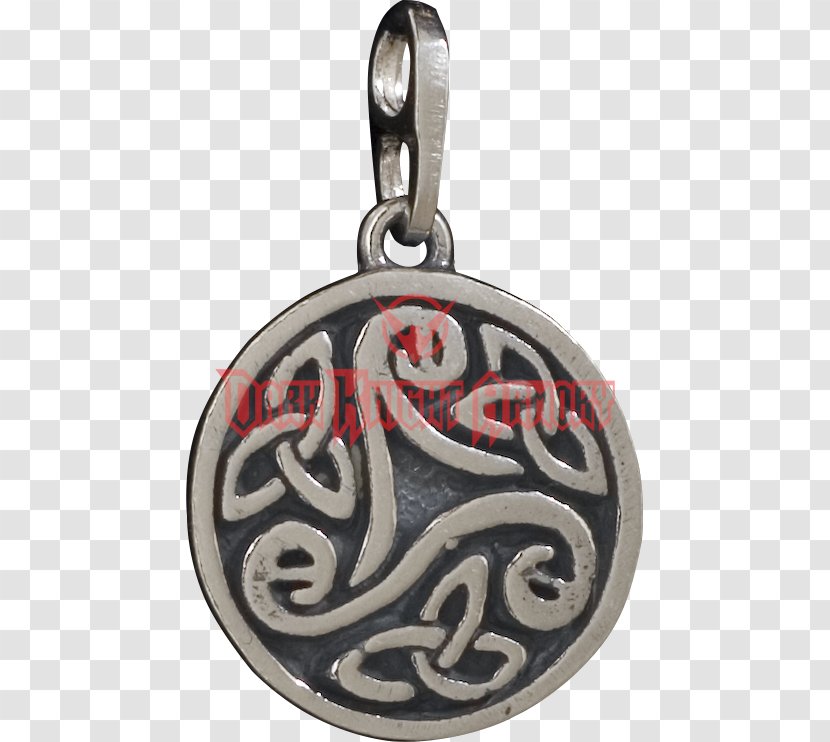 Locket Triskelion Charms & Pendants Celtic Knot Necklace - Silver Transparent PNG