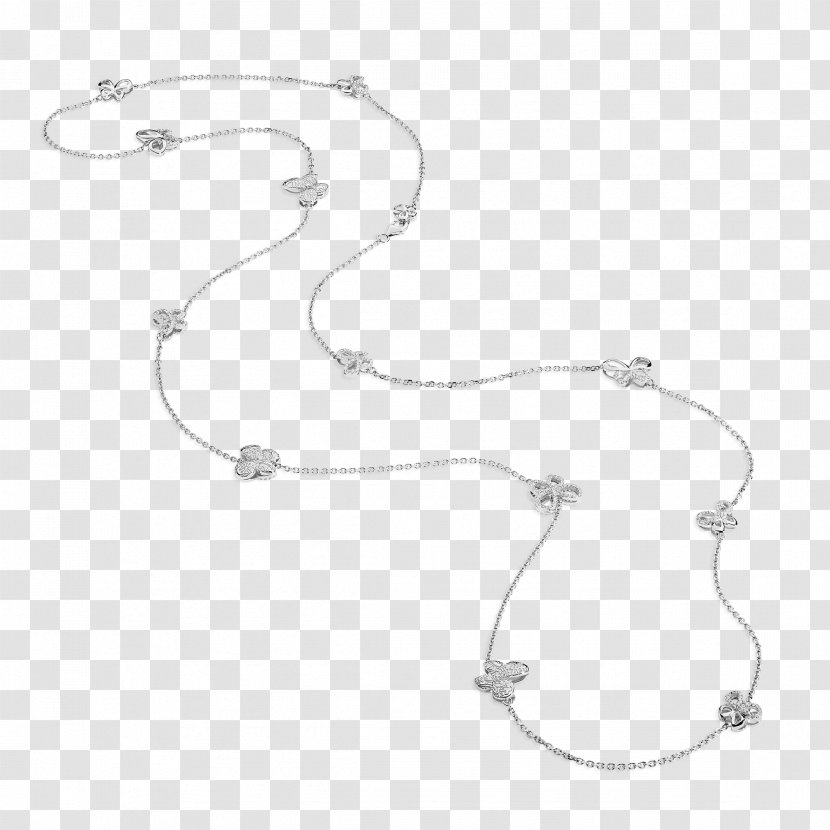 Necklace Silver Body Jewellery - Fashion Accessory Transparent PNG