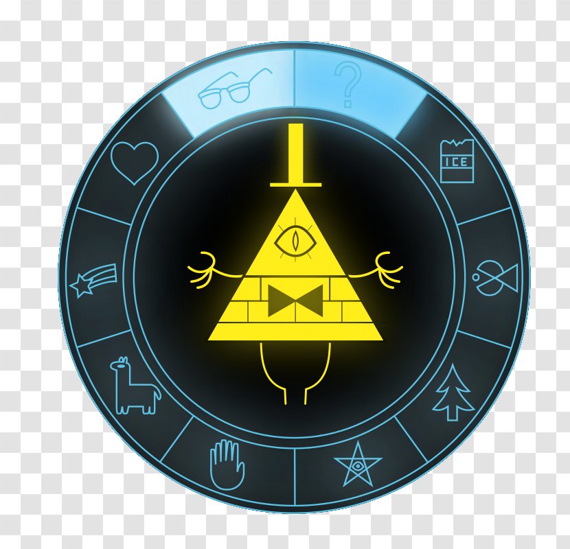 Bill Cipher Grunkle Stan Light Triangle Circle - Poster - Stanford Pines Transparent PNG