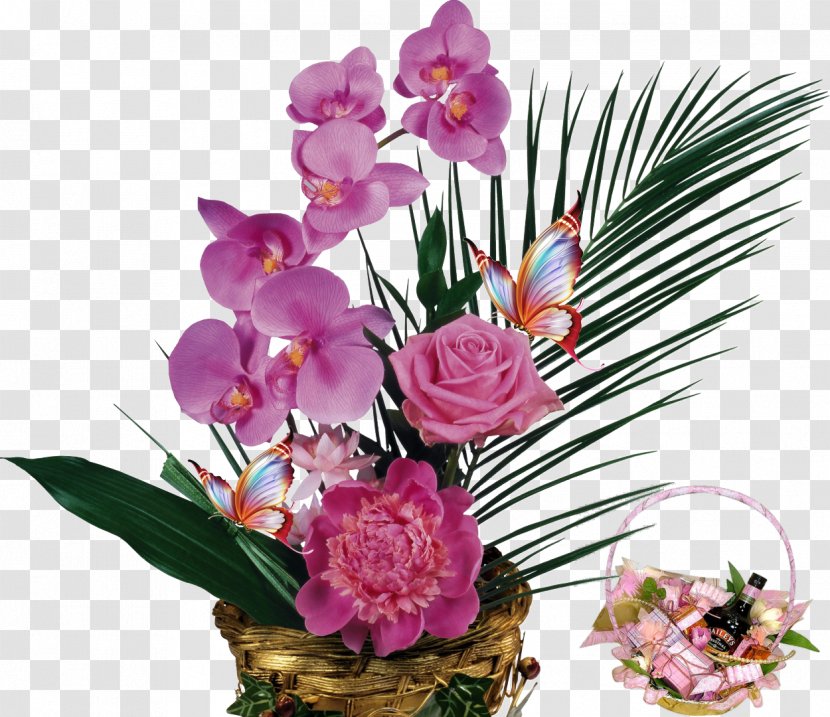 Flower Bouquet Birthday Floral Design Credit Card - Heart - Vase Transparent PNG