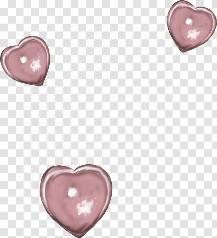 Pink Metal - Heart - Pretty Hearts Transparent PNG