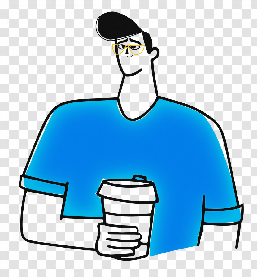 Holding Coffee Transparent PNG