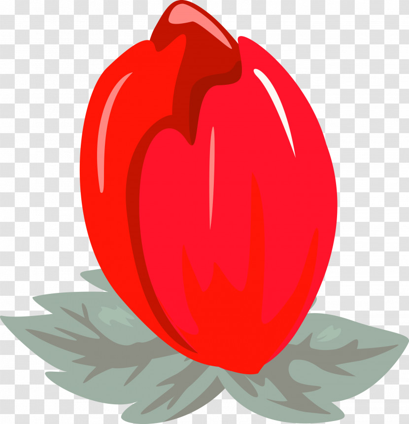 Red Leaf Plant Petal Heart Transparent PNG