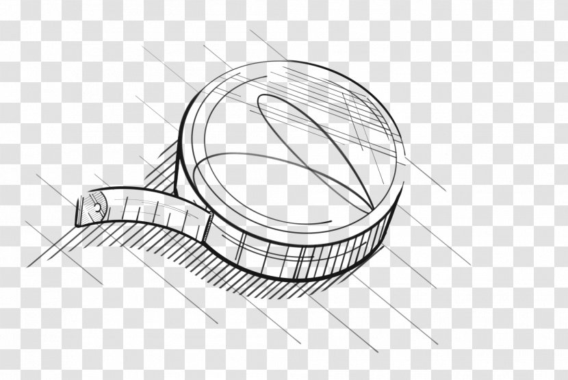 Couch Comfort Chair Sketch - Tape Measure Transparent PNG