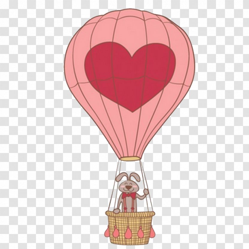 Euclidean Vector Balloon Valentines Day - Love Hot Air Transparent PNG