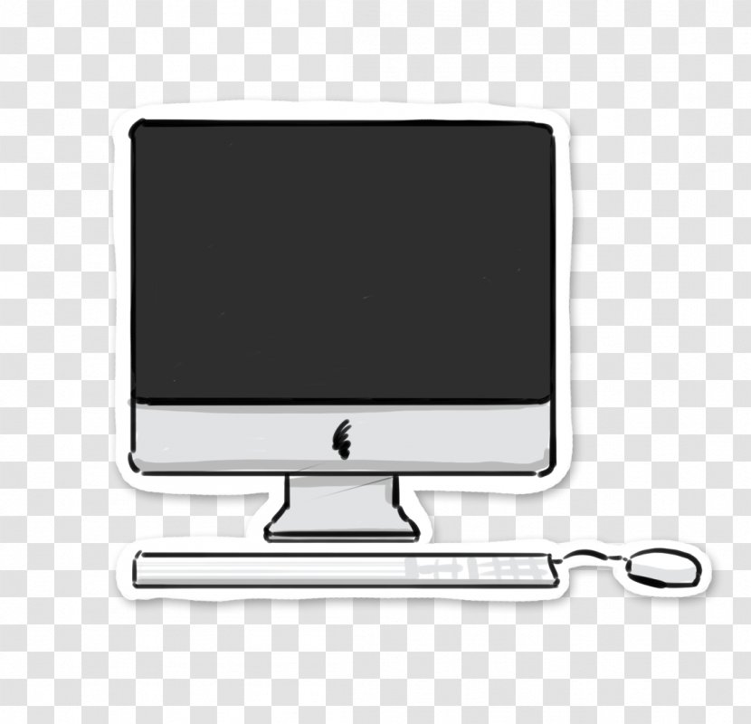 Computer Monitor File - Brand - Hand Drawn Transparent PNG