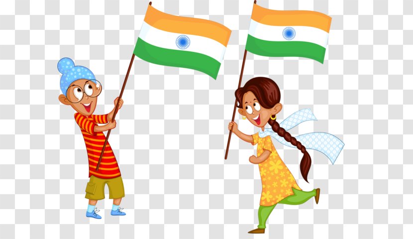 Flag Of India Indian Independence Movement Vector Graphics Clip Art - Toddler - Center Transparent PNG