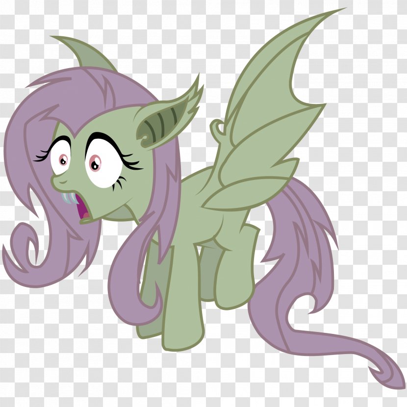 Fluttershy Pony Twilight Sparkle Applejack Bat - Flower - Spell Vector Transparent PNG