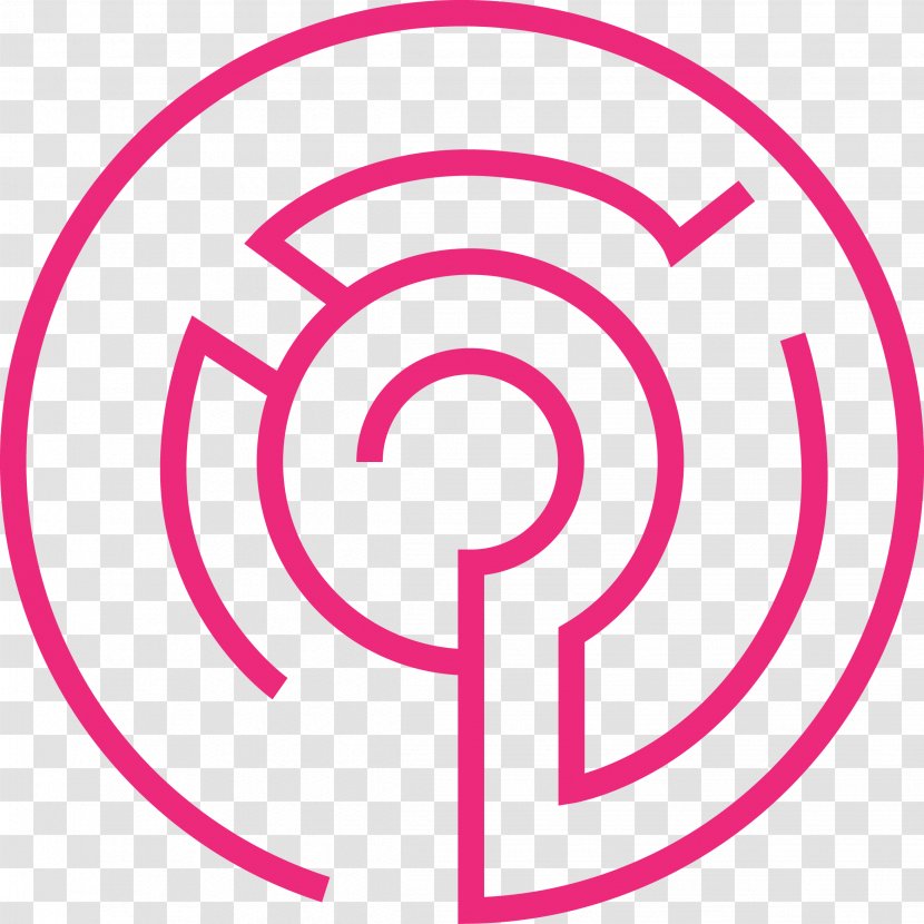 Magenta Purple Circle Symbol Area - Labyrinth Transparent PNG