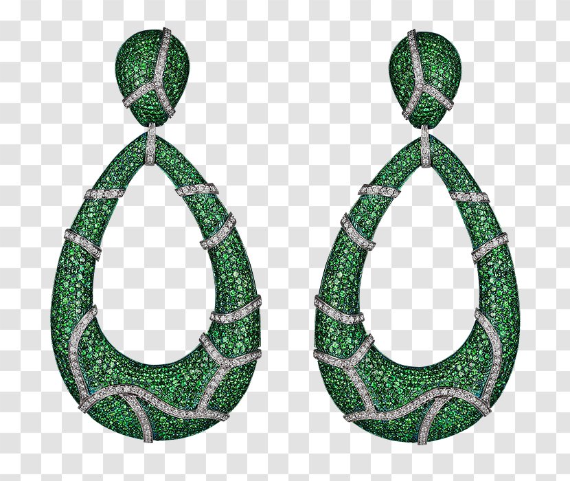 Emerald Earring Tsavorite Gemstone Jacob & Co - Body Jewelry - Pigeon Dangling Ring Transparent PNG