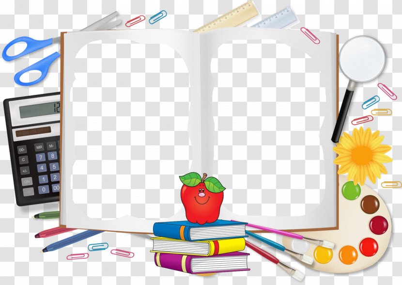Student School Supplies Clip Art - Education - Cartoon Book Pencil Free To Pull The Material Picture Transparent PNG