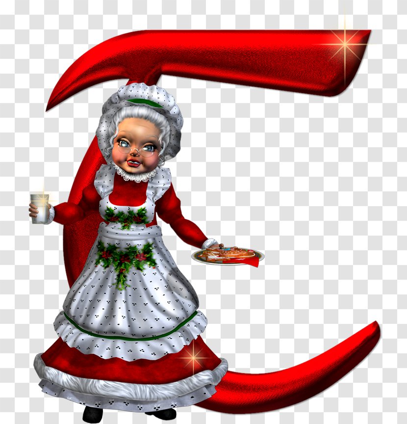 Alphabet Letter Santa Claus Christmas - Eve Transparent PNG