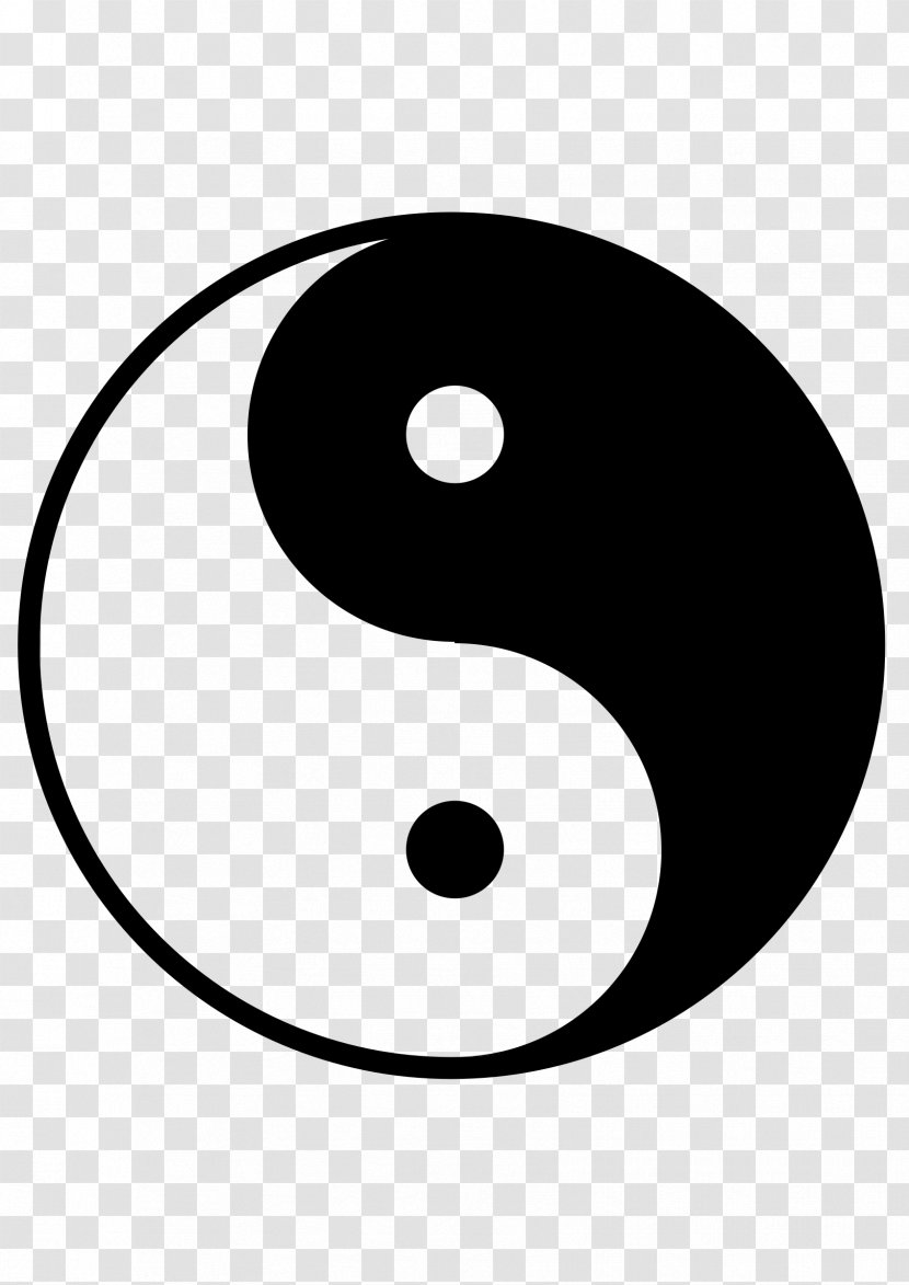 Yin And Yang Clip Art - Monochrome Photography Transparent PNG
