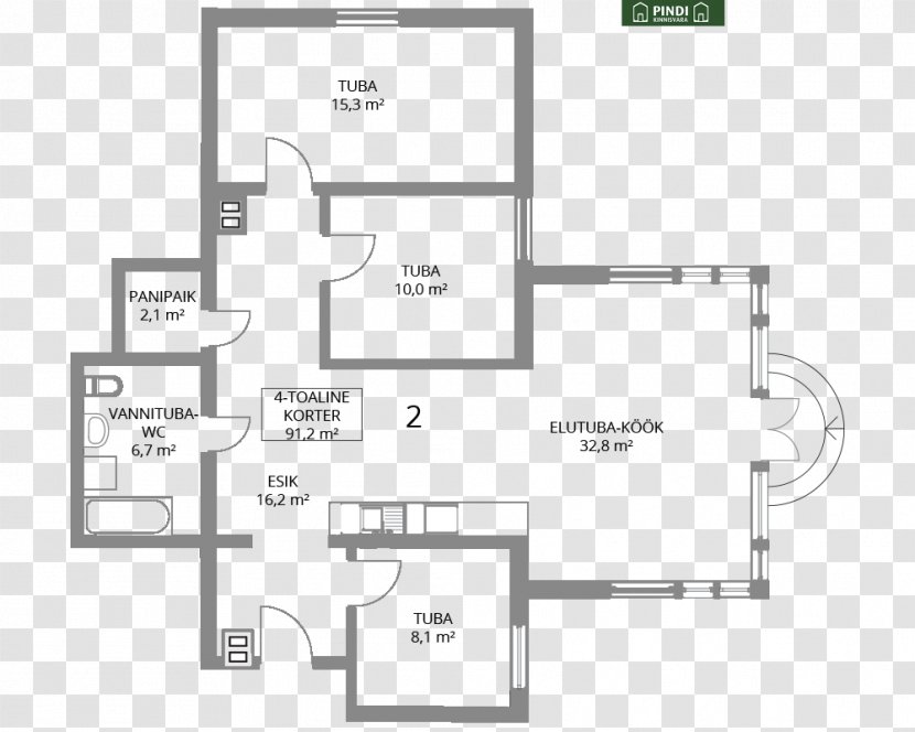 Floor Plan Line - Area - Design Transparent PNG