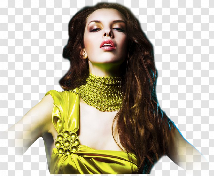 Color Chartreuse Green Dress Pink - Heart - Beautiful Models In Europe And America Transparent PNG