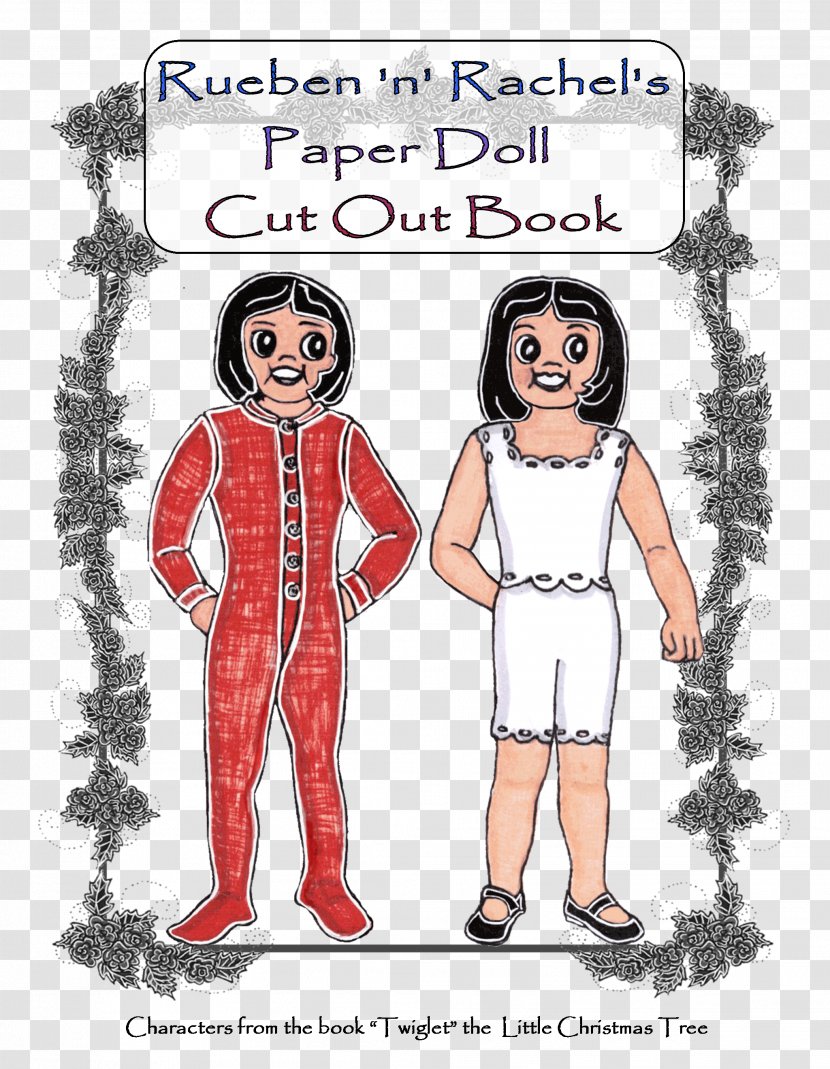 Paper Doll T-shirt - Flower - Cut Out Transparent PNG