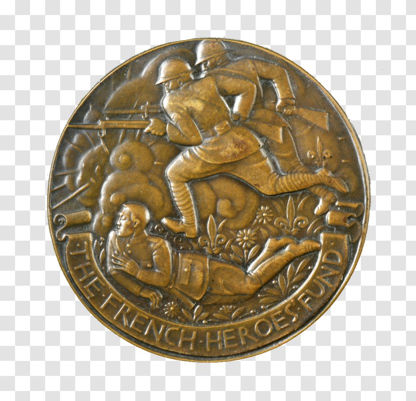 First World War Medal Coin Brass Bronze - Art Museum Transparent PNG
