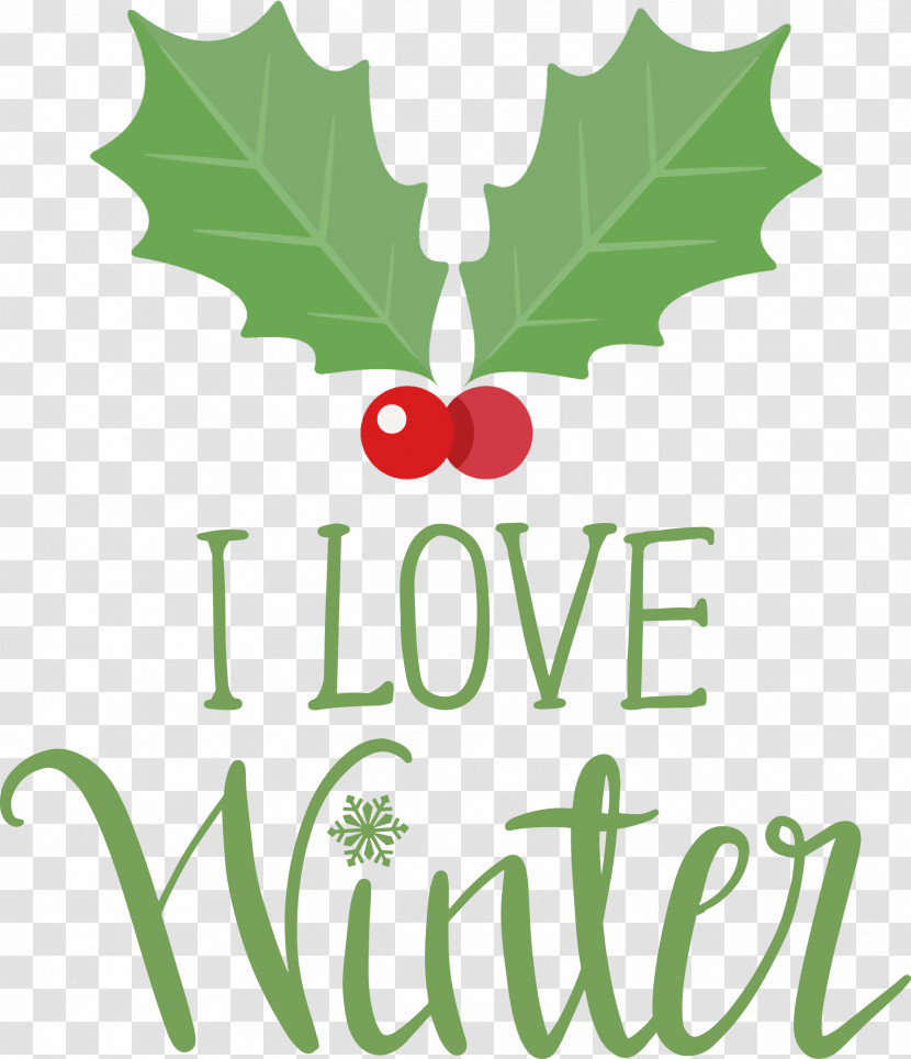 I Love Winter Winter Transparent PNG