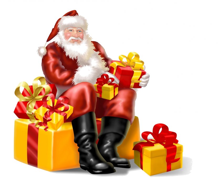 Santa Claus Père Noël Noel Christmas - Joyeux Transparent PNG