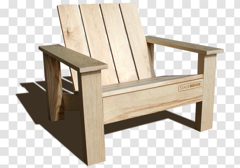 Table Garden Furniture Fauteuil Wood - Adirondack Chair - Parterre Transparent PNG