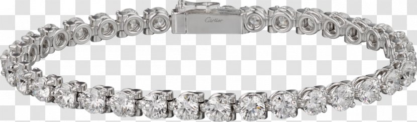 Bracelet Diamond Brilliant Cartier Gold - Carat - Slap Transparent PNG