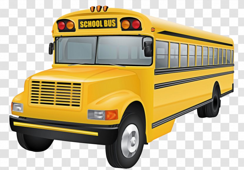 School Bus Cartoon - District - Model Car Commercial Vehicle Transparent PNG