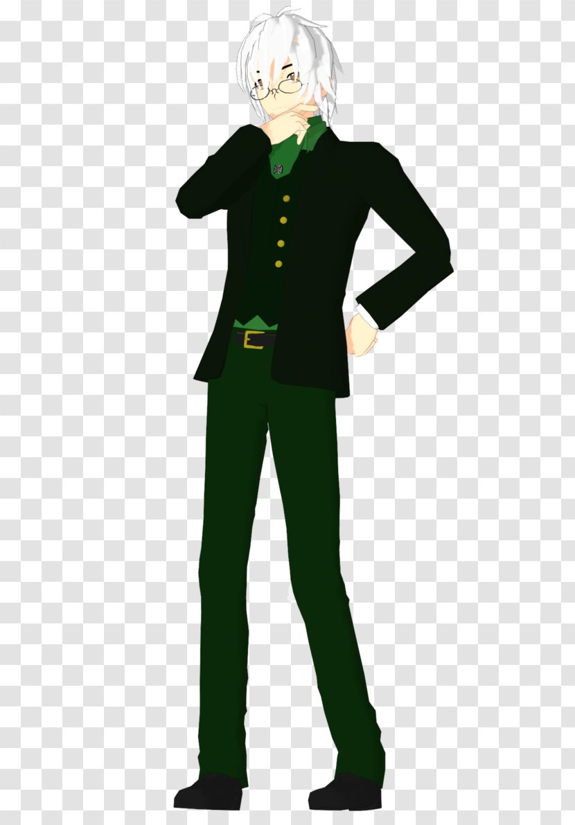 Professor Ozpin Jaune Arc MikuMikuDance Vocaloid - Standing - Suzuha Transparent PNG