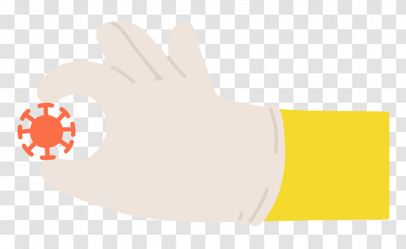 Hand Pinching Corona Transparent PNG