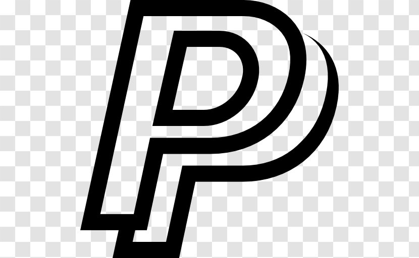 Logo Black And White - Paypal - Monochrome Transparent PNG