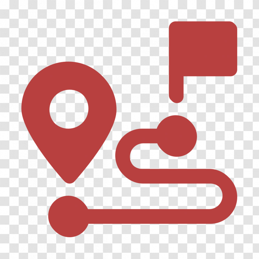 Maps & Location Icon Road Icon Distance Icon Transparent PNG
