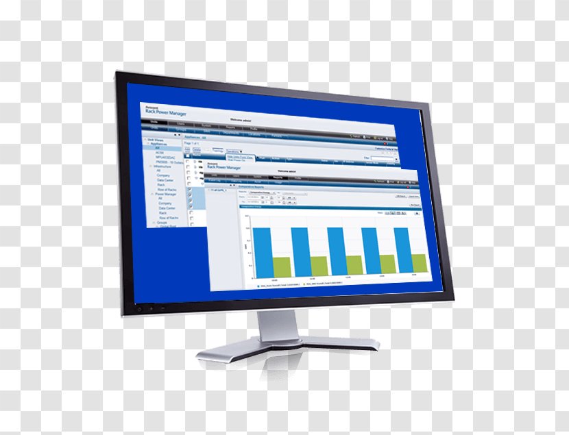 Data Center Infrastructure Management Computer Monitors LED-backlit LCD Hardware - Monitor Accessory - Trellis Transparent PNG