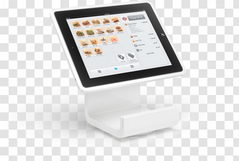 IPad 4 Square, Inc. Point Of Sale Cash Register Credit Card - Ipad Transparent PNG