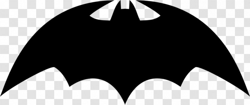 Silhouette Headgear Character Line Clip Art - Fictional - Batman And Robin Logo Transparent PNG