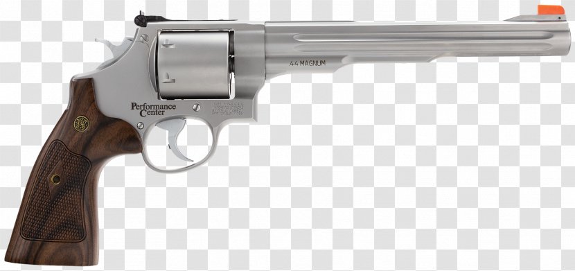 .500 S&W Magnum .44 Smith & Wesson Revolver Firearm - Model 29 - 629 Stealth Hunter Transparent PNG