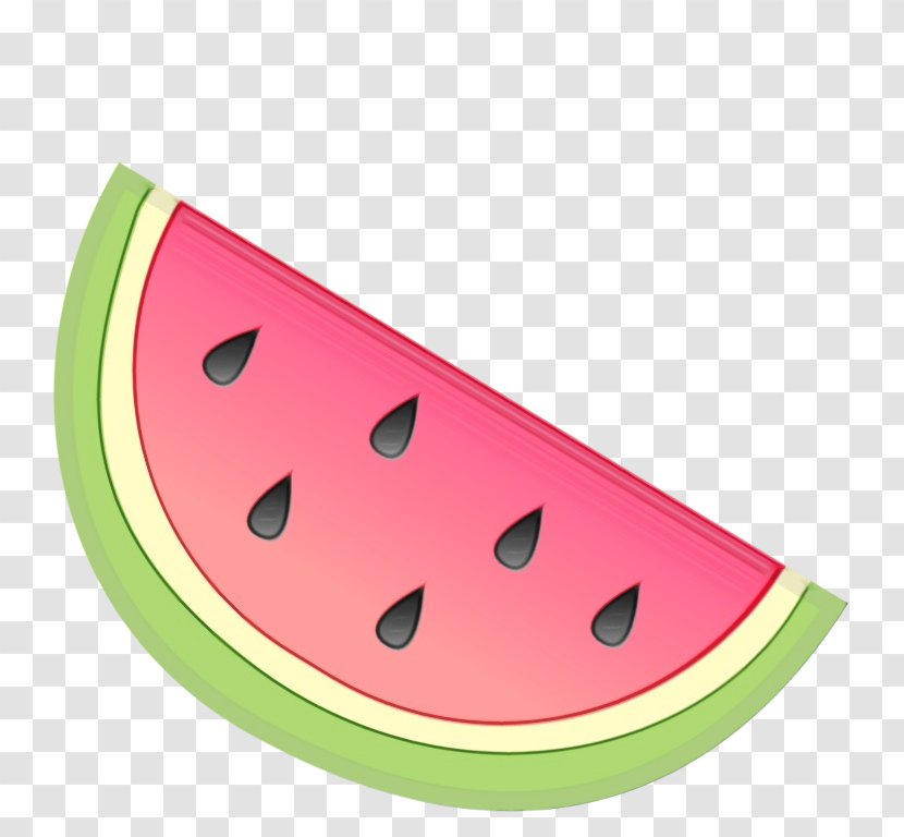 Watermelon Cartoon - Citrullus - Plant Pink Transparent PNG
